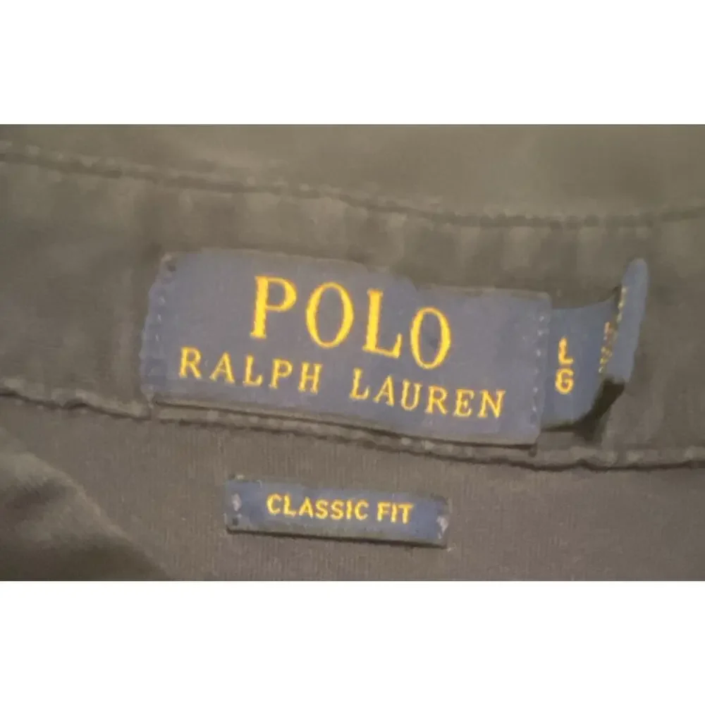 Polo Ralph Lauren Classic Fit Pocket Polo Shirt Men’s Large Navy Blue Pony